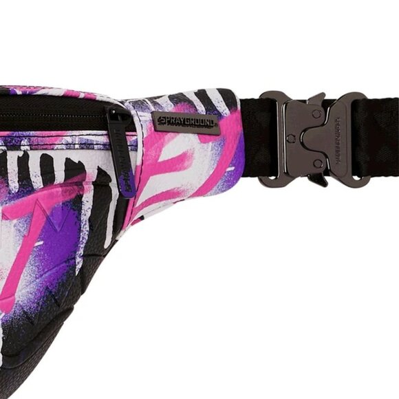 NWT Sprayground Shark Atelier Savvy Crossbody Bumbag Beltbag - Picture 2 of 11